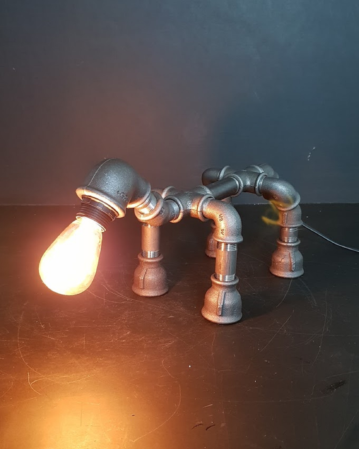 Dog pipe store lamp