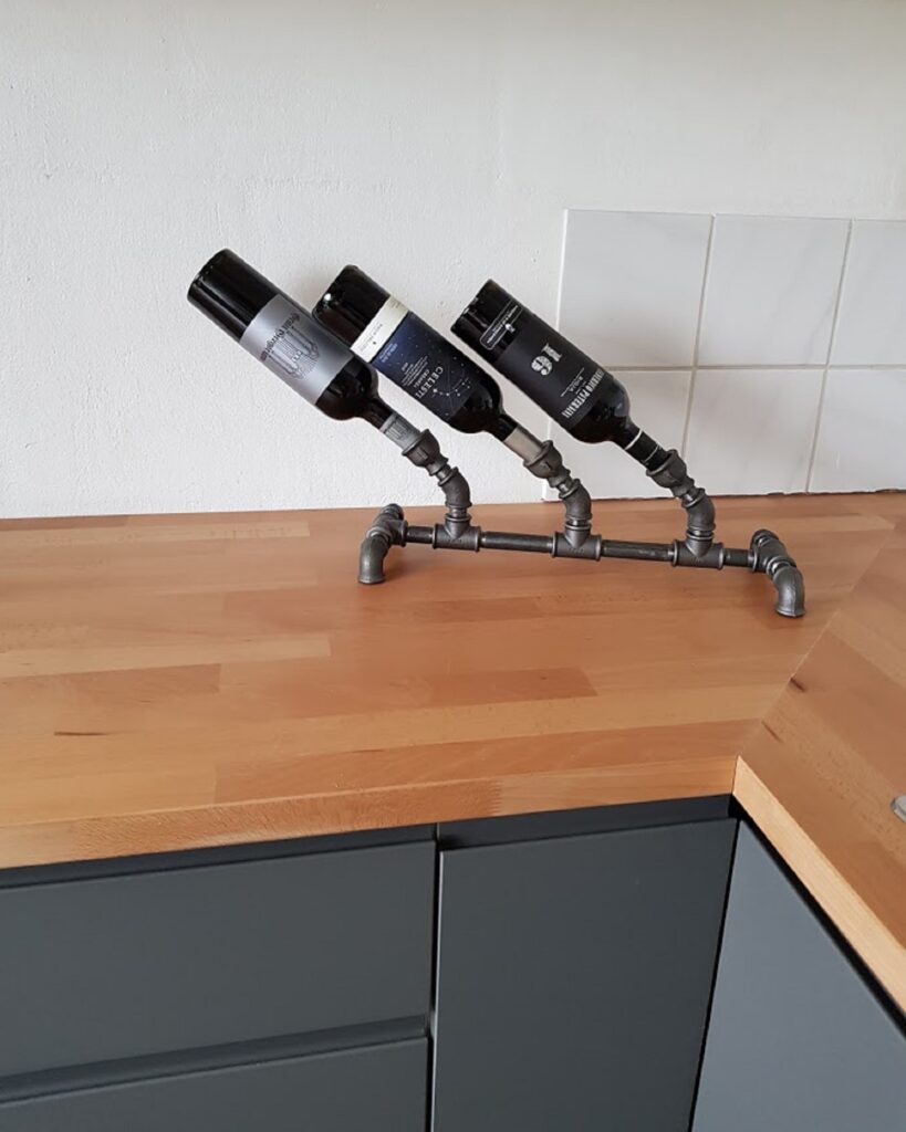 Pipe Wine holder Lenny Pipe Light